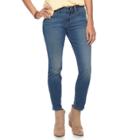Petite Sonoma Goods For Life&trade; Curvy Fit Ankle Skinny Jeans, Women's, Size: 4 Petite, Med Blue