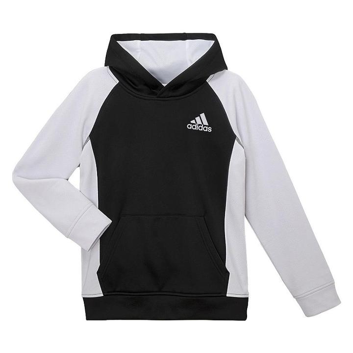 Boys 8-20 Adidas Breezy Pullover Hoodie, Boy's, Size: Small, Black
