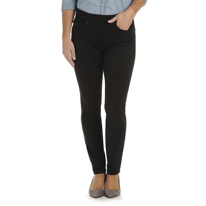 Women's Lee Harmony Modern Fit Dream Jean Jeggings, Size: 16 Avg/reg, Black