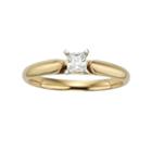 Princess-cut Igl Certified Diamond Solitaire Engagement Ring In 14k Gold (1/4 Ct. T.w.), Women's, Size: 8, White