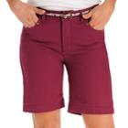 Lee Kira Slender Secret Twill Walking Shorts - Women's, Size: 12 Avg/reg, Red