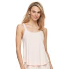 Women's Apt. 9&reg; Lace Trim Tank, Size: Xl, Lt Orange