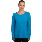 Women's Jockey Sport Kinetic High Low Yoga Top, Size: Medium, Med Blue