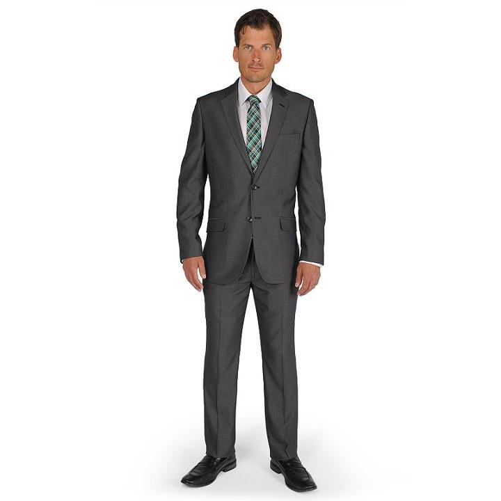 Men's Apt. 9&reg; Soho Slim-fit Gray Suit Jacket, Size: 36 Short, Med Grey