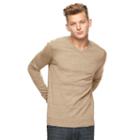 Men's Rock & Republic V-neck Sweater, Size: Xl, Med Beige