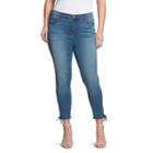 Plus Size Gloria Vanderbilt Alexandra Lace-up Skinny Ankle Jeans, Women's, Size: 22 W, Med Blue