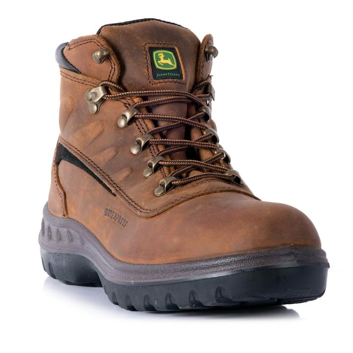 John Deere Men's Waterproof Hiking Boots, Size: Medium (7), Multicolor