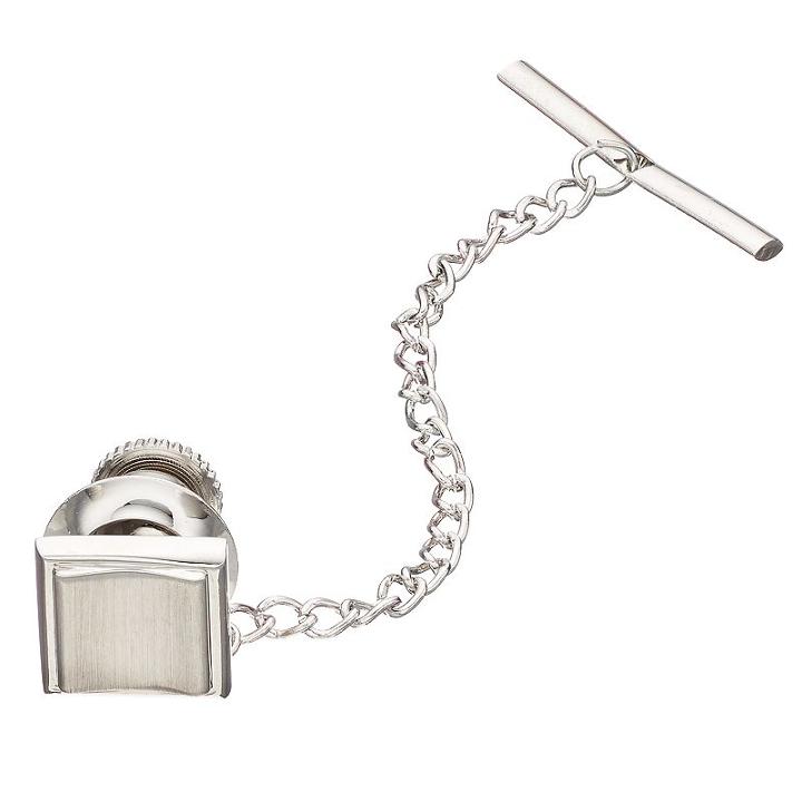 Men's Croft & Barrow&reg; Iris Tie Tack, Silver