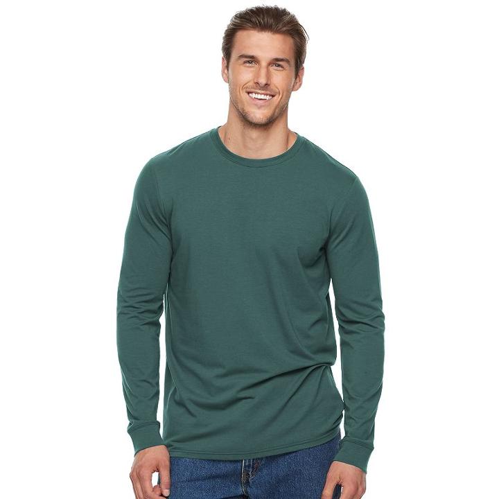 Men's Sonoma Goods For Life&trade; Modern-fit Flexwear Tee, Size: 2xb, Dark Blue