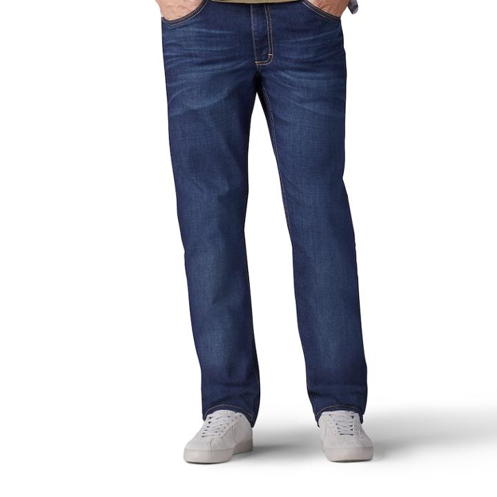 Men's Lee Premium Flex Classic-fit Jeans, Size: 33x34, Med Blue