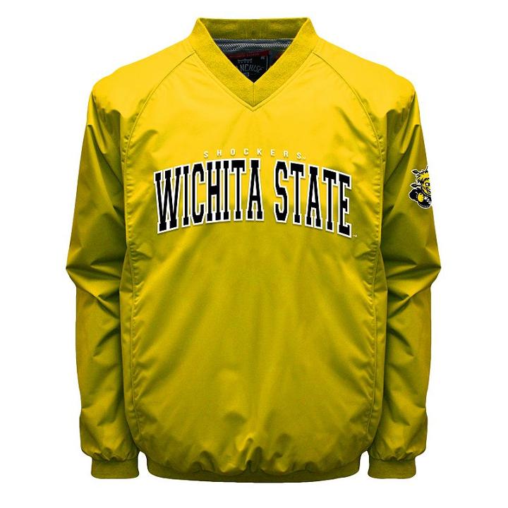 Men's Franchise Club Wichita State Shockers Coach Windshell Jacket, Size: 3xl, Gold