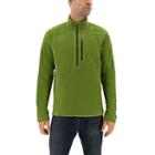 Men's Adidas Reachout Performance Fleece Half-zip Jacket, Size: Large, Med Green