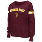 Women's Campus Heritage Arizona State Sun Devils Wiggin' Fleece Sweatshirt, Size: Medium, Med Red