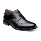 Nunn Bush Ryan Men's Wingtip Oxford Dress Shoes, Size: 9.5 Wide, Black
