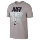 Men's Nike Drifit Basketball Tee, Size: Xxl, Dark Grey