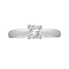 Cherish Always Certified Diamond Engagement Ring In 14k White Gold (5/8 Ct. T.w.), Women's, Size: 6.50