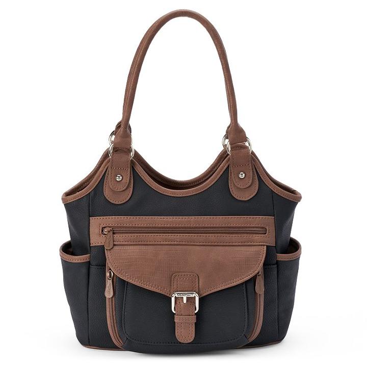Multisac Two-tone Shoulder Bag, Women's, Black
