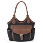 Multisac Two-tone Shoulder Bag, Women's, Black
