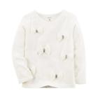 Girls 4-8 Carter's White 3d Bow Knit Top, Size: 7