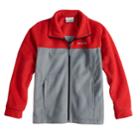 Boys 8-20 Columbia Fleece Flattop Ridge Jacket, Size: Xl, Dark Grey