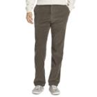 Men's Izod Classic-fit Tailgate Flat-front Corduroy Pants, Size: 38x34, Med Grey