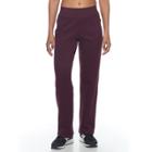 Petite Tek Gear&reg; Basic Fleece Pants, Women's, Size: Pm Short, Drk Purple