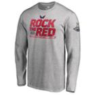 Men's Washington Capitals 2018 Stanley Cup Champions Stick Check Tee, Size: Medium, Grey