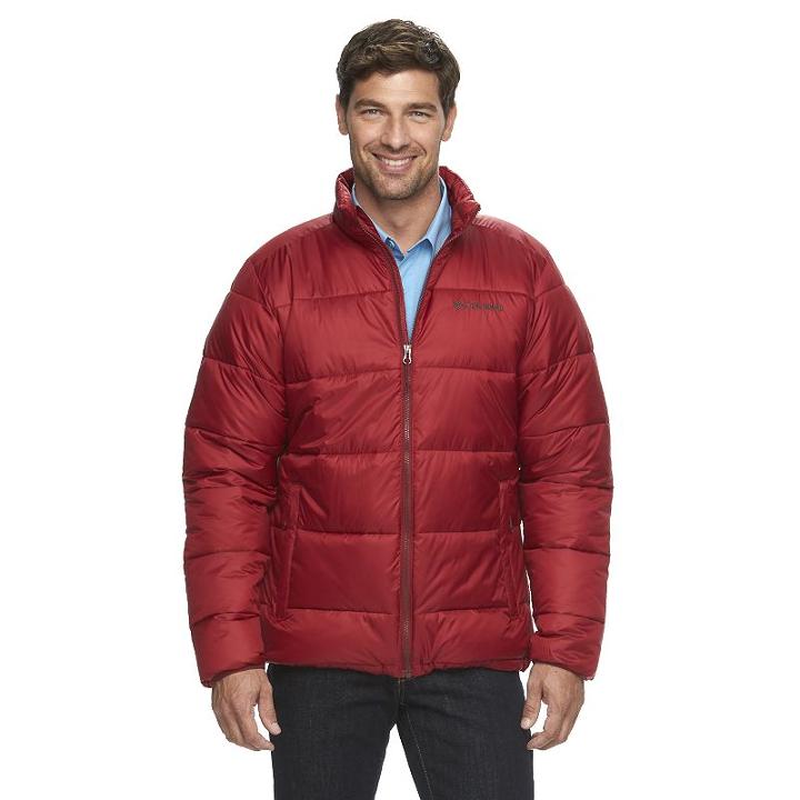 Big & Tall Columbia Rapid Excursion Thermal Coil Puffer Jacket, Men's, Size: 2xb, Lt Orange