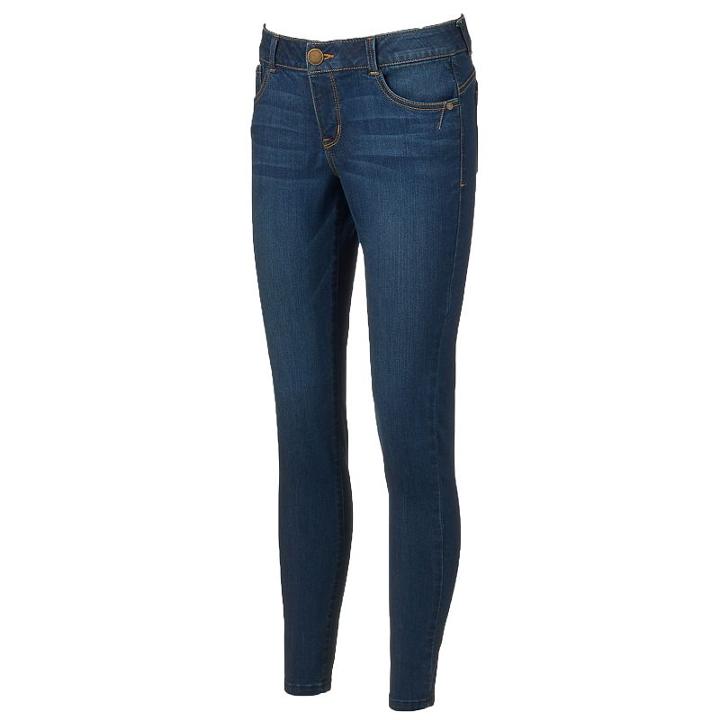 Women's Artisan Crafted By Democracy Denim Leggings, Size: 4, Med Blue