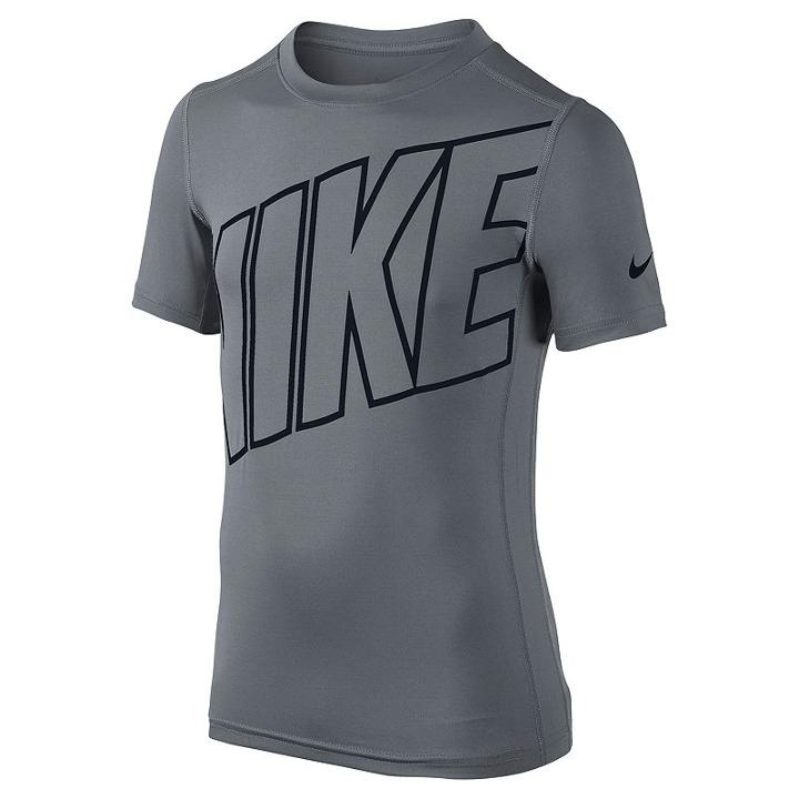 Boys 8-20 Nike Base Layer Cool Compression Gfx Top, Boy's, Size: Medium, Grey Other