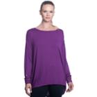 Women's Gaiam Haven Long Sleeve Yoga Top, Size: Large, Dark Brown