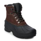Totes Surface Men's Water Resistant Winter Duck Boots, Size: Medium (8), Med Brown