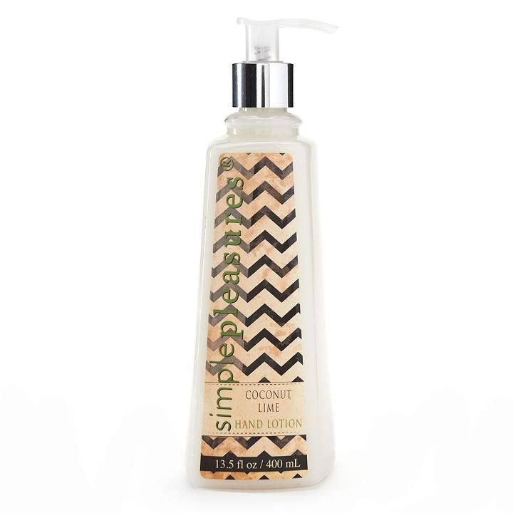 Simple Pleasures Chevron Coconut Lime Lotion