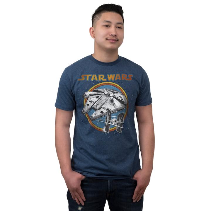 Big & Tall Fifth Sun Star Wars Battleship Graphic Tee, Men's, Size: L Tall, Blue (navy)