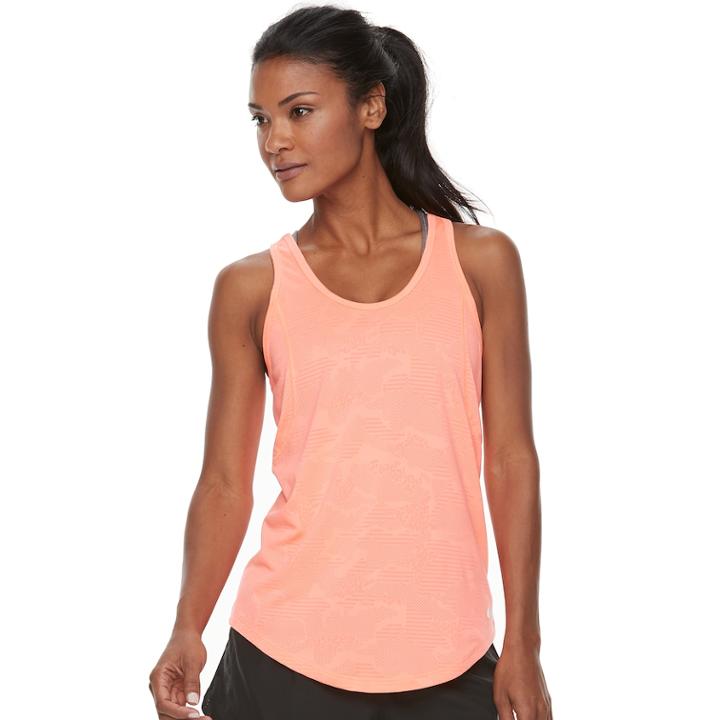 Women's Nike 10k Jacquard Running Tank, Size: Xl, Brt Orange