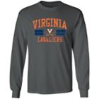 Men's Virginia Cavaliers Splitter Tee, Size: Large, Grey (charcoal)