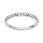 14 White Gold 1/5 Carat T.w. Diamond Wedding Ring, Women's, Size: 8