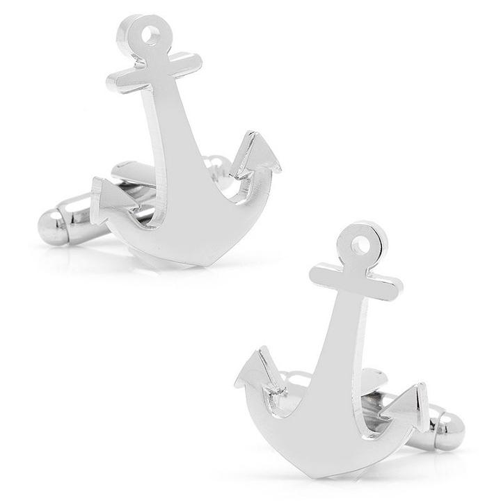 Anchors Aweigh Cuff Links, Men's, Grey
