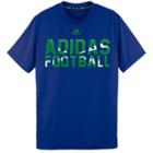 Boys 8-20 Adidas Football Tee, Boy's, Size: Medium, Blue Other