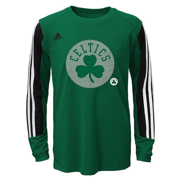 Boys 8-20 Adidas Boston Celtics Prestige Climalite Tee, Boy's, Size: Medium, Multicolor