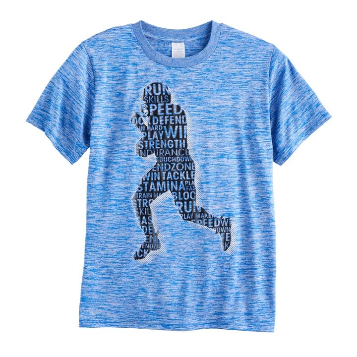 Boys 8-20 Tek Gear Drytek Soccer Breakthrough Tee, Size: Medium, Blue