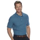 Men's Croft & Barrow&reg; True Comfort Classic-fit Pocket Pique Performance Polo, Size: Xxl, Dark Blue