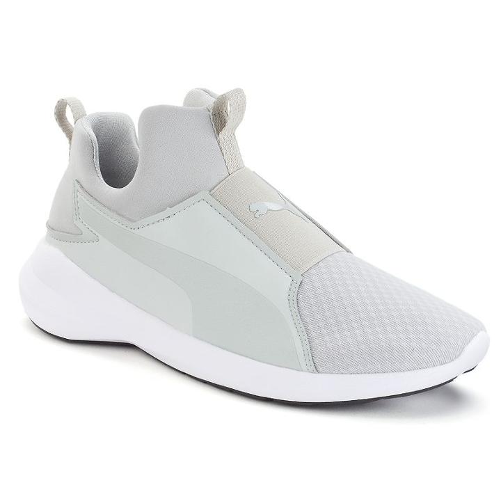 Puma Rebel Mid Women's Sneakers, Size: 8, Grey Other