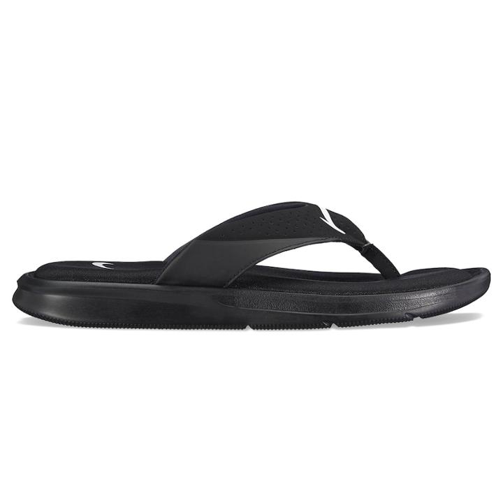 Nike Ultra Comfort Men's Sandals, Size: 10, Black
