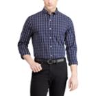 Men's Chaps Regular-fit Stretch Easy-care Button-down Shirt, Size: Small, Blue (navy)
