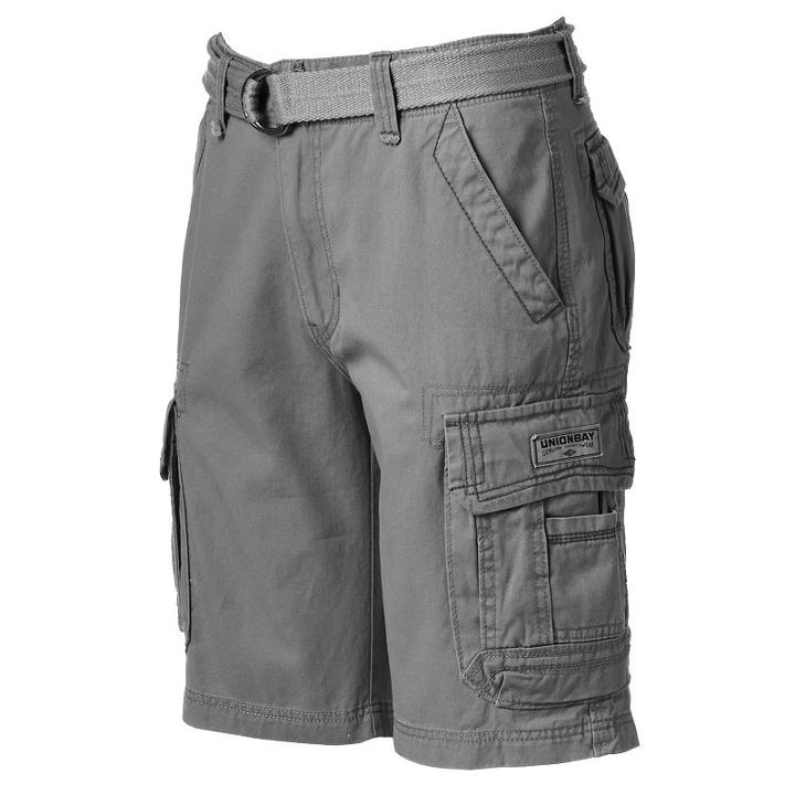 Men's Unionbay Cargo Shorts, Size: 32, Med Grey