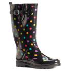 Western Chief Women's Mid-calf Water-resistant Rain Boots, Size: 9, Black