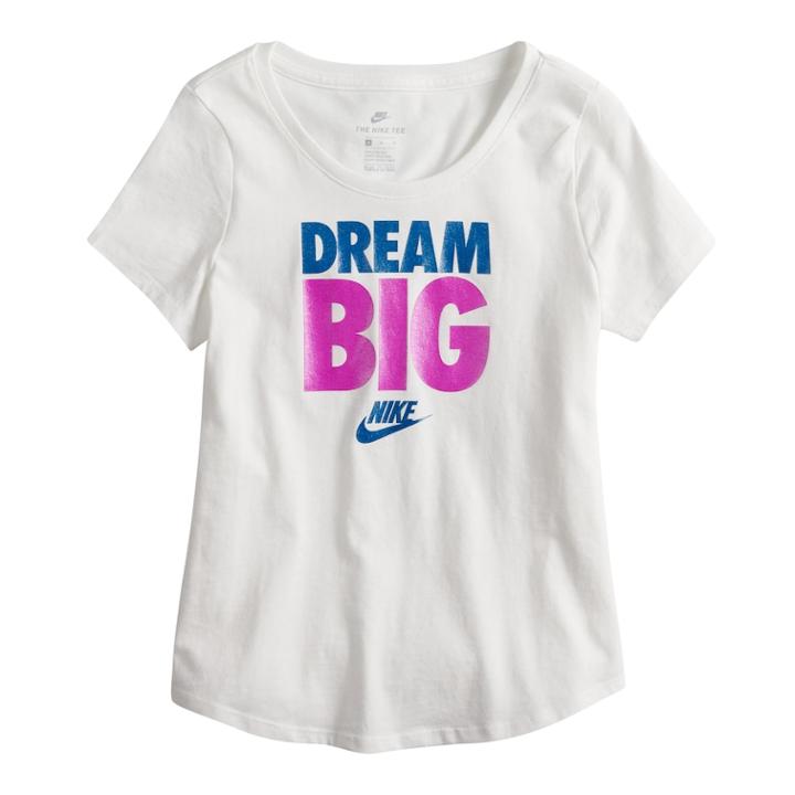 Girls 7-16 Nike Dream Big Tee, Size: Large, Natural