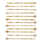 Lc Lauren Conrad 12-pc. Studded Bobby Pin Set, Women's, Multicolor