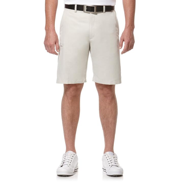 Big & Tall Grand Slam Motion Flex Micro Twill Performance Cargo Shorts, Men's, Size: 50, Lt Beige